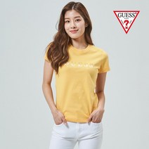 [게스] 여성 게스 로고 반팔티 OM2K0551