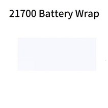 열수축비닐 투명포장지 선물포장비닐 20500pcs 21700 배터리 필름 테이프 PVC 튜브 Precut 슬리브 랩에 대 한 파이프 커버를 보호, 250pcs, 06 White