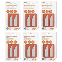 슬라이스 10482 디버링 도구 산업 등급 판금 가장자리 디버링 사출 성형 플라스틱 및 3d 인쇄 프로토타입에 이상적 녹슬지 않음 금속보다 11배 오래 지속, 볼록 블레이드 교체, 12 블레이드