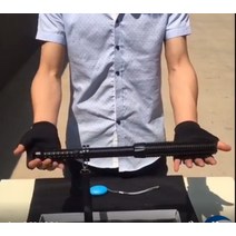 후레쉬 방범 경찰봉 수납 홀스터 보안 경호 호신용품 삼단 진압봉, 단품