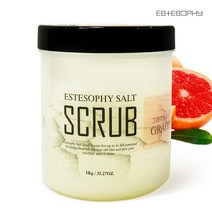 에스테소피 바디 스크럽 솔트 솝 자몽, 1000g, 1개