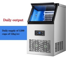 카페제빙기 230W 상업용 제빙기 110v/220v 가정용 우유 차 커피 숍 자동 70KG, 02 SK-40F1100V_02 미국