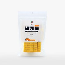 [채다시] 펫슐랭 유산균 덴탈바게트 강아지 치석제거껌 120g 6p(3가지 맛 / 단호박 딸기 블루베리), 1개, 단호박맛