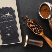 1+1 인도네시아 유기농 루왁커피 분쇄가루 200g, (_분쇄200g+머그잔_), (_상품선택_)