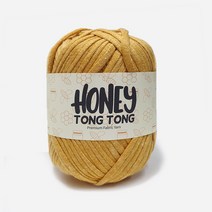 니뜨 허니통통실(100g) / 니뜨털실 뜨개질실 손가방소품실 가방뜨기 러그뜨기 젤리얀킹 허니통통, 105_머스타드, 1개