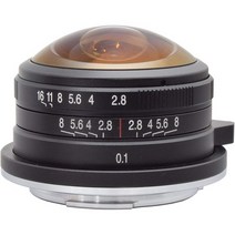 일본직발송 2. 【국내 정규품】 LAOWA 단초점 피쉬 아이 렌즈 4 MM F2.8 MFT 마이크로 포서즈용 LAO0048 B, One Size, One Color