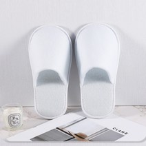 슬리퍼 모텔 단체손님 층간소음발망치 기내용슬리퍼 호텔 병원 흰실내화 비상용 무중력, A타입