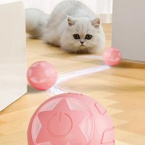 요미펫 고양이 움직이는 장난감 스마트 스타 롤링볼 고양이공 고양이 장난감 고양이 자동 공 자동 장난감, 블루, 1개