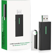 Xbox One 무선 콘드롤러 리시버 / 마이크로소프트 윈도우 11/10/8.1 호환, 기본