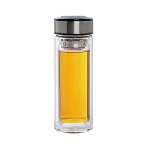 이중 유리 차망 거름망 투명 티보틀 티텀블러 300ml, 상세페이지 참조