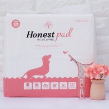 패드100매 (레드) 악취 제거 입자 레몬향 순수 펄프 친환경 무해 엠보싱 소변 대변 흡수력, 1
