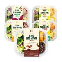 1am 한끼든든 토핑잇 알뜰샐러드, C구성 5팩(불1/치1/오1/포1/콘1), 1세트