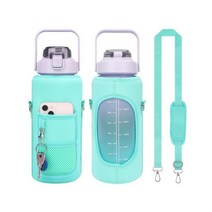 등산쉘터 휴대용 핸즈프리 스포츠 병 커버 빈 조각 디자인 갤런 물병 슬리브 주머니 152815, [06] 06 metal button