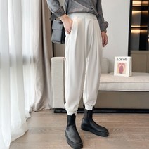 배기핏 남성 승마바지 슬랙스 긴바지 남자