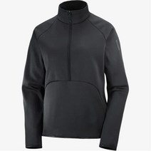 Salomon 여성용 후드티 딥 블랙 XL, Deep Black