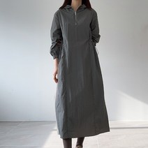 비티 바스락 후드 원피스(3col)