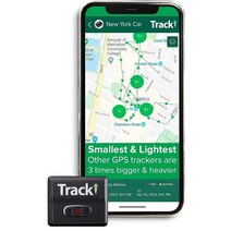 Tracki 2022 모델 4G LTE 미니 GPS 트래커 자석. 미국 & 전 세계 무제한 거리. 차량 자동차 어린이 노인 개 오토바이용. 소형 휴대용 실시간 추적 장치., 1개