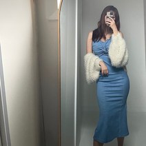 머메이드 청 스판 여름 원피스
