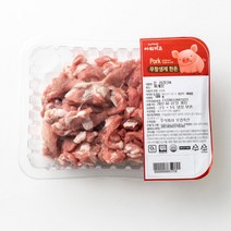 돼지고기 삼겹살 미추리 500g(무항생제)냉장 찌개용 식자재 장보기, 단품, 단품