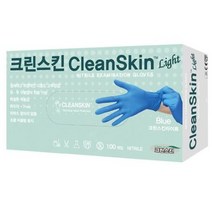크린스킨 라이트 라텍스장갑 블루 S, 100개입, 1개