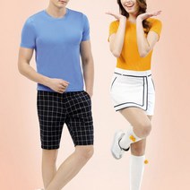 [바보사랑] [필골드]스판덱스 라운드 반팔티셔츠 UR306 단체복 자수 나염인쇄