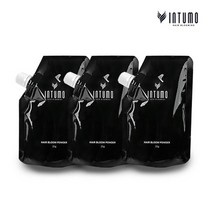 [인투모] 신개념 3초 흑채 파우더(파우치형) 3개 블랙/브라운, 상세설명 참조, 파우치형(블랙)