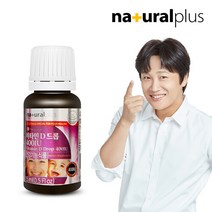 내츄럴플러스 비타민D3 400IU 드롭 15ml 1병(500일분) 오렌지향, 1
