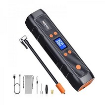 Nulksen 타이어 팽창기 휴대용 공기 압축기 자동차 타이어용 150PSI 무선 에어 펌프 6000mAh 배터리 압력 게이지 비상 조명이 있는 전기 펌프 자동차 자전거 모터 볼