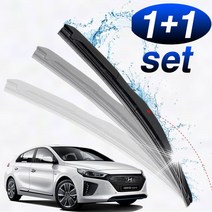 일음쇼핑^^*m아이오닉 와이퍼 650mm 450mm 세트 교체쉬운 앞유리 차량 클립형 자동차 고급 닦이일medi^*^