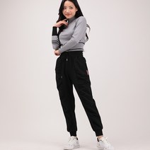 여성 추천 골프웨어 셔링 간절기 골프 조거팬츠