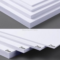 스티로폼판 스티로폼완충제 판넬 폼보드 5pcs 300x200mm 화이트블랙 pvc diy 건물 모델 재료에 대 한 수 제 모델 재료 플라스틱 플랫 만들기, 5pcs 검정 3mm