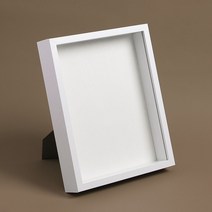 그린생활 아트공간 3D 입체 관액자 8x10 (화이트) 캘리액자