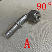 유압호스 고압 Metric M10-42 유압 콘 호스 엔드 withold 유형 튜브 고압 피팅 6-25mm 가시 조인트 커넥터, 04 A bend_02 6MM to M12x1.5