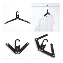 접이식 휴대용 캠핑용 철제 옷걸이 블랙 특이한옷걸이 상의옷걸이