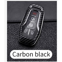 포드 호환 F150 탄소 섬유 abs car remote key fob case cover holder keychain ford f150 lincoln fusion mkz, 탄소 껍질