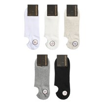 올댓삭스 남자발목 패션 갑종 골지 덧신양말 5종색상 택1