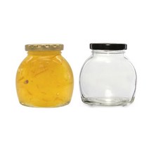 [유리병] 타원유리병270 1개 270ml, 은색마개