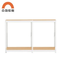 스피드랙 조립식 창고 대형 앵글 철제선반 1700 x 300 x 1350 2단, A형 1100+600, 블랙