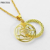 루배 lupe 6x 확대 노인 교수형 체인 목걸이 돋보기 확대경 거울 돋보기 작은 단어 화면 책 읽기, 황금 꽃, 6배