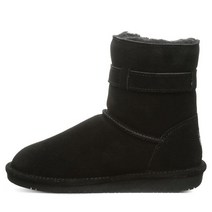 BEARPAW 여성용 Tessa 다양한 색상 | 부츠 클래식 스웨이드 슬립온 편안한 겨울 부츠 블랙 네버웨트