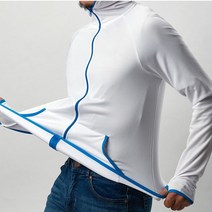 낚시복 남성용 방수 자외선 차단 낚시 재킷 셔츠 의류 여름, 01 WHITE