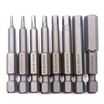 대만산 육각비트 세트 8PSC 50mm 6각 육각 자석 1.5 2 2.5 3 4 5 6 8mm 빗트 비트 렌치 날 셋트 육각렌치 비트날 빗트날 드릴 임팩 드라이버 전동드릴 충전드릴