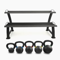 클럽형 케틀벨 정리대 I 케틀벨랙 캐틀벨정리 2단 거치대