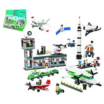 레고 Space & 에어port 세트 9335 Fine Motor Skills & Collaboration Educational Toy for 보이s & Girls Ages 4 &