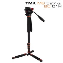 TMK MS 327 모노스탠드 5단 스탠딩 모노포드, TMK MS 327 비디오헤드 가방 포함