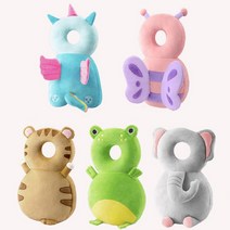 유아 쿠션 부상방지 머리쿵 베이비 머리 등 어깨끈 머리보호대, 나비