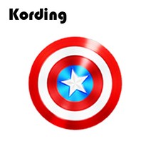코딩 KD-34 원형 스마트폰 마그네틱 자석 디자인 철판 플레이트, 1개, 02. 캡틴