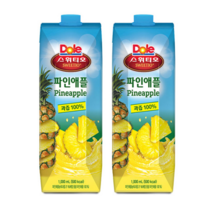 Dole 돌 스위티오 파인애플주스1000mlx2개/돌주스