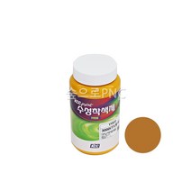 KCC정품 수성도료 조색제 수성착색제 0.5L 수성페인트 혼합가능 수성색소, 철황색
