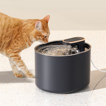 [오엘라급수기] 루나글램 고양이 정수기 급수기 음수대, 네이비